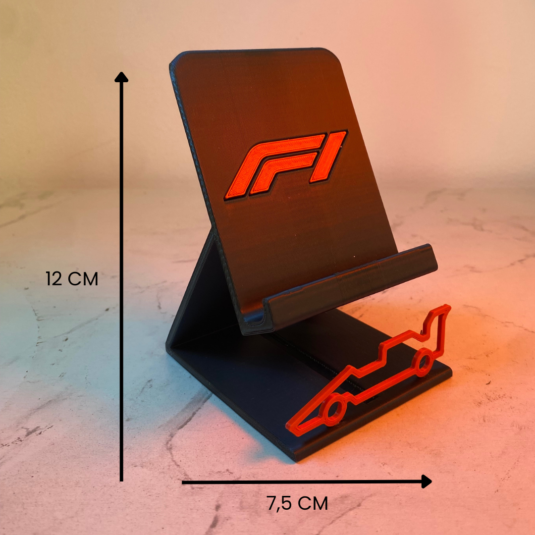 Suporte de Celular Fórmula 1 — Velocidade no Seu Setup