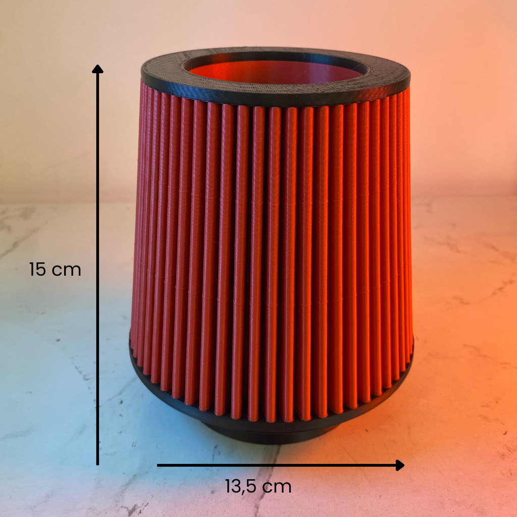 Porta Canetas Filtro de Ar Decoração Automotiva Escritorio