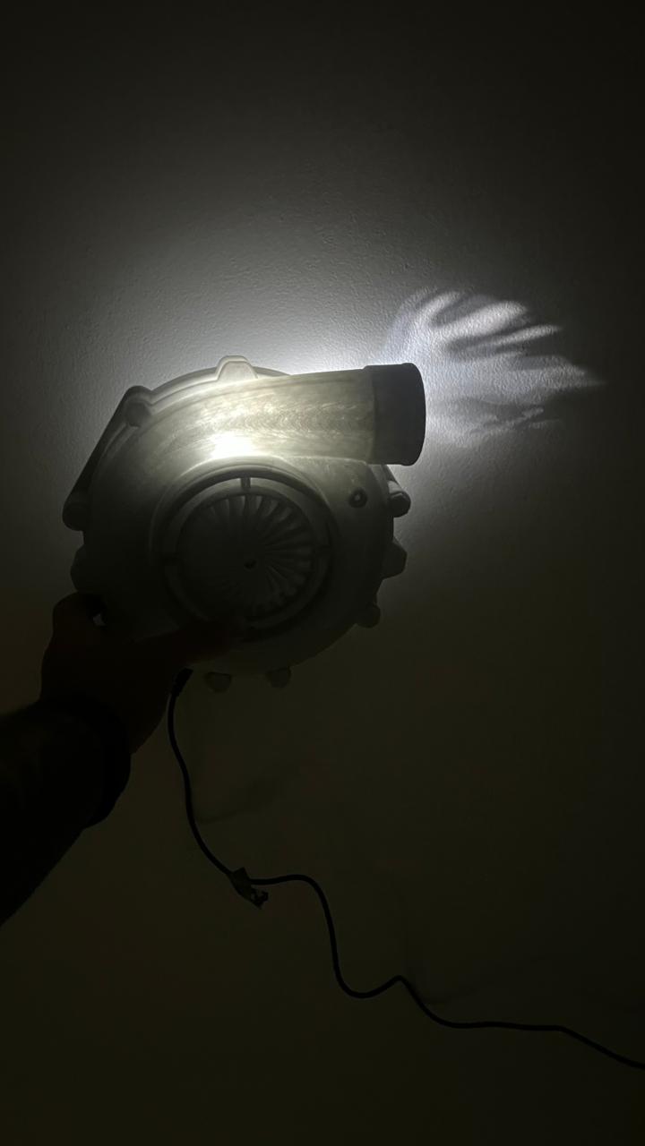 Turbina Decorativa 3D – Design Automotivo com Potência e Estilo