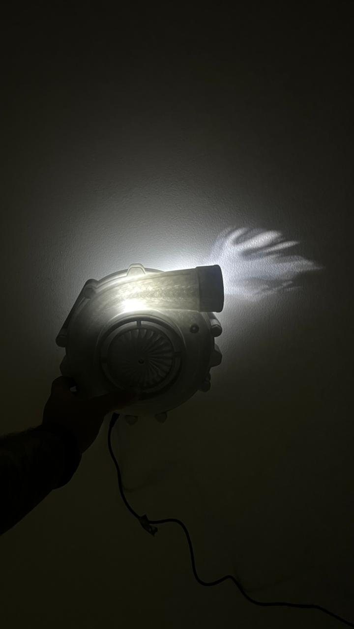 Turbina Decorativa 3D – Design Automotivo com Potência e Estilo